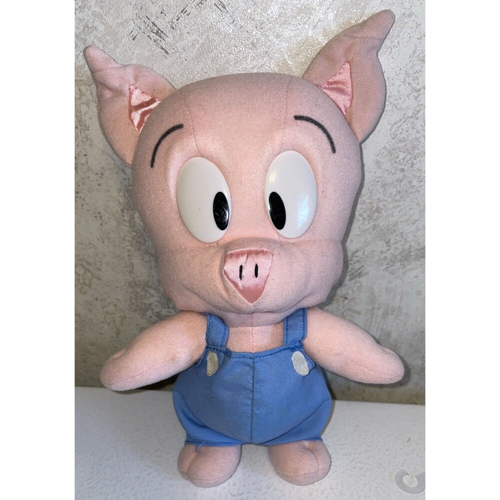 Vintage Hamton J Pig 1990 Stuffed Plush Tiny Toon Adventures Looney Playskool